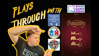 Castles of Burgundy Play-through with Board Game Hot Takes, All Games New & Old, and The Board Game Community Show