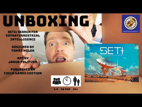 SETI Search for Extraterrestrial Intelligence Unboxing