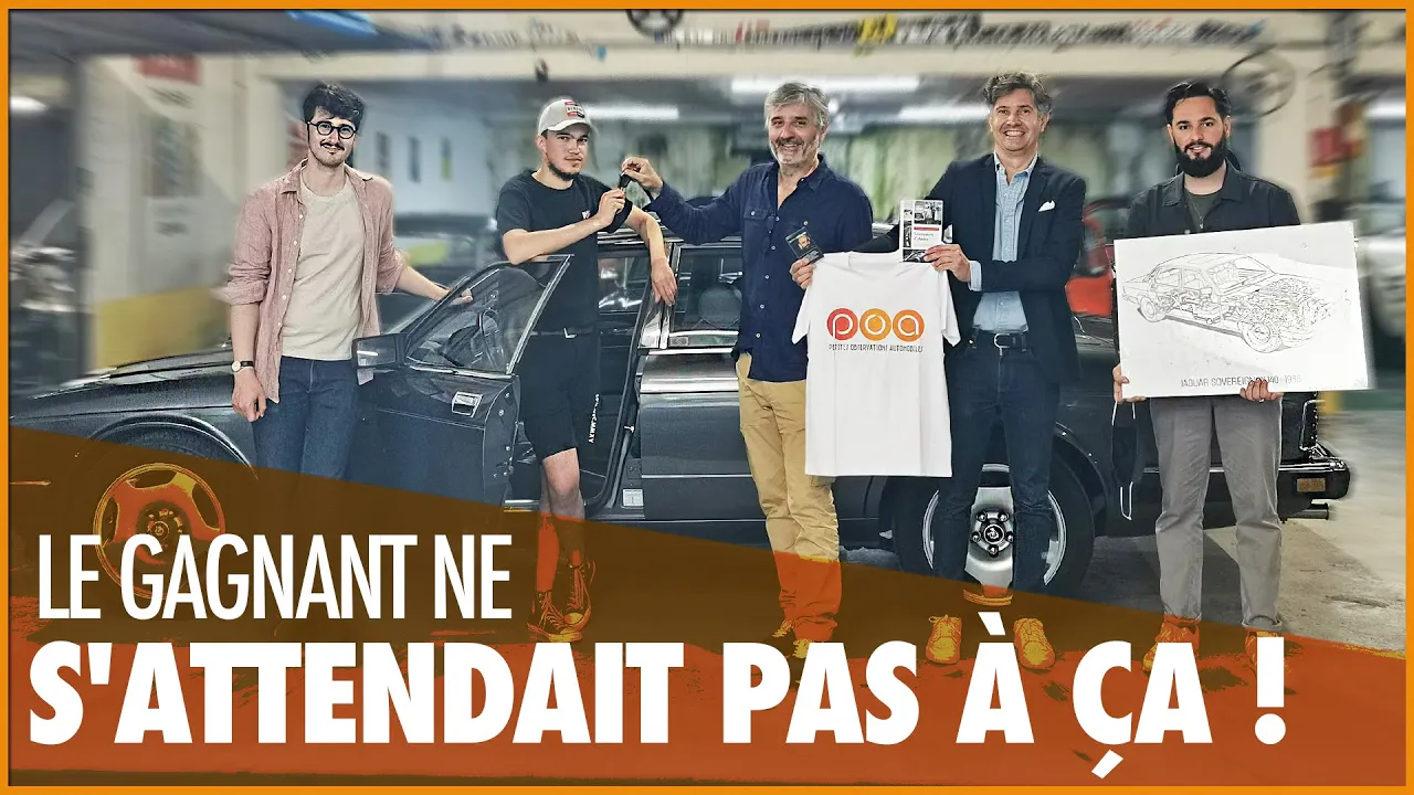 À 21 ANS IL GAGNE LA JAGUAR XJ40 DU CONCOURS POA !