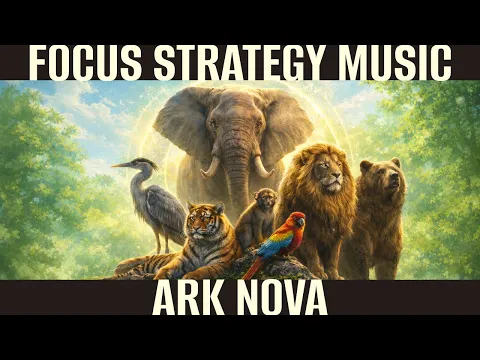 Build Your Zoo in Focus | Ark Nova Board Game Music (1 Hour)