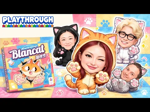 Blancat Playthrough | Fold the Blankets, Shout "BLANCAT!" (SPIEL Essen 2026)