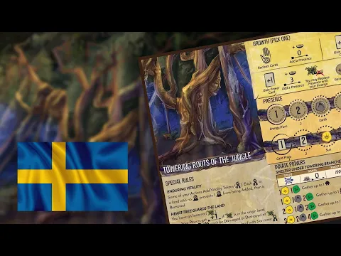Spirit Island Towering Roots of the Jungle vs Sweden Live Replay