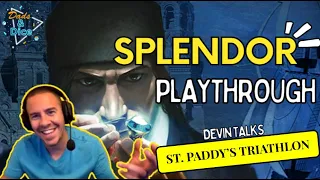 SPLENDOR | Board Game | Playthrough