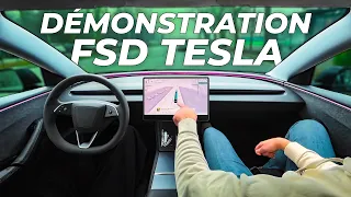 À quoi ressemble le FSD de Tesla en conditions réelles ? (15 min à Strasbourg)