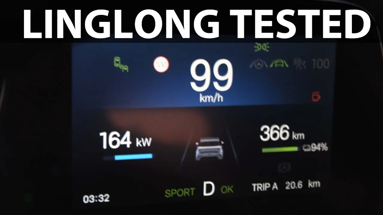 BYD Dolphin acceleration, braking and noise test