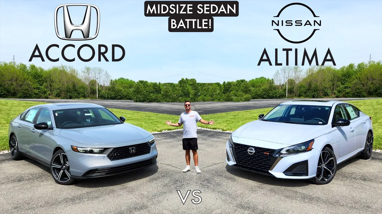 MIDSIZE CLASSICS! -- 2024 Honda Accord vs. 2024 Nissan Altima: Comparison