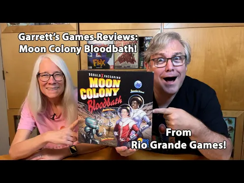 Whose Colonists Will Survive? Garrett's Games Reviews Moon Colony Bloodbath from Rio Grande Games