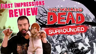 The Walking Dead: Surrounded | Solo First Impressions Review | Tiny "Tile"-Laying Card Game