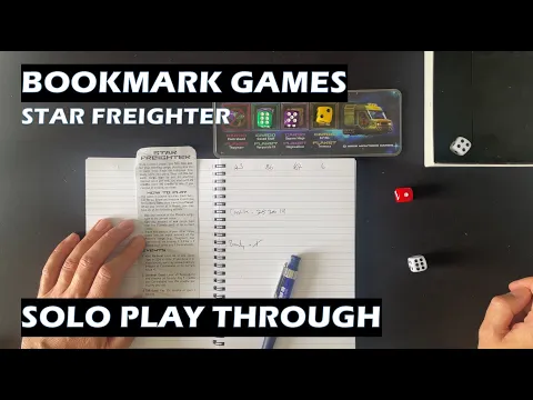 Bookmark Games Star Freighter Solo Play Through PnP board game