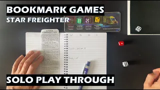 Bookmark Games Star Freighter Solo Play Through PnP board game
