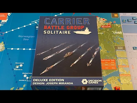 Carrier Battle Group Solitaire (Decision Games) - AAR & Movie