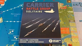 Carrier Battle Group Solitaire (Decision Games) - AAR & Movie