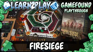 Learn to Play Presents: Gamefound Solo Play Through for Firesiege