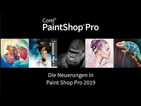 Video zu Corel PaintShop Pro 2019 Ultimate (DE) (Box) Video zu Corel PaintShop Pro 2019 Ultimate (DE) (Box)