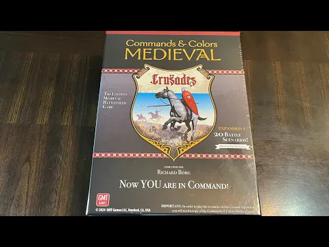 Commands & Colors: Medieval Crusades (GMT) - Unbox & First Look