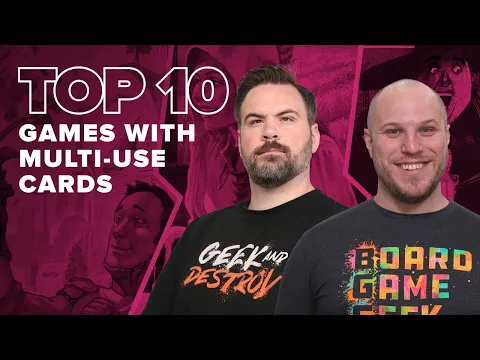Top 10 Games With Multi-Use Cards - BGG Top 10 w/ The Brothers Murph