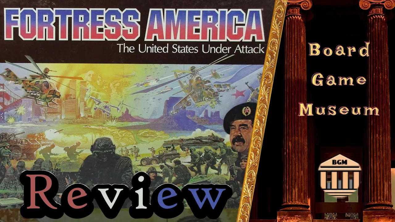 Ep. 319: Fortress America Board Game Review (Milton Bradley 1986) + How To Play