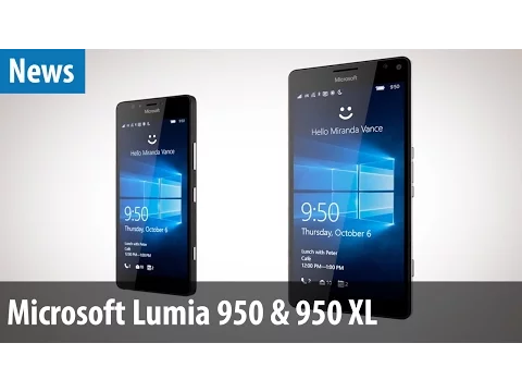 Video zu Microsoft Lumia 950 Dual-SIM 32 GB schwarz