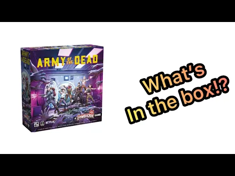 Zombicide Army of the Dead Unboxing