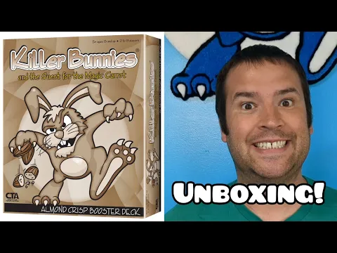 UNBOXING Killer Bunnies Almond Crisp Booster - Killer Bunnies SuperFan