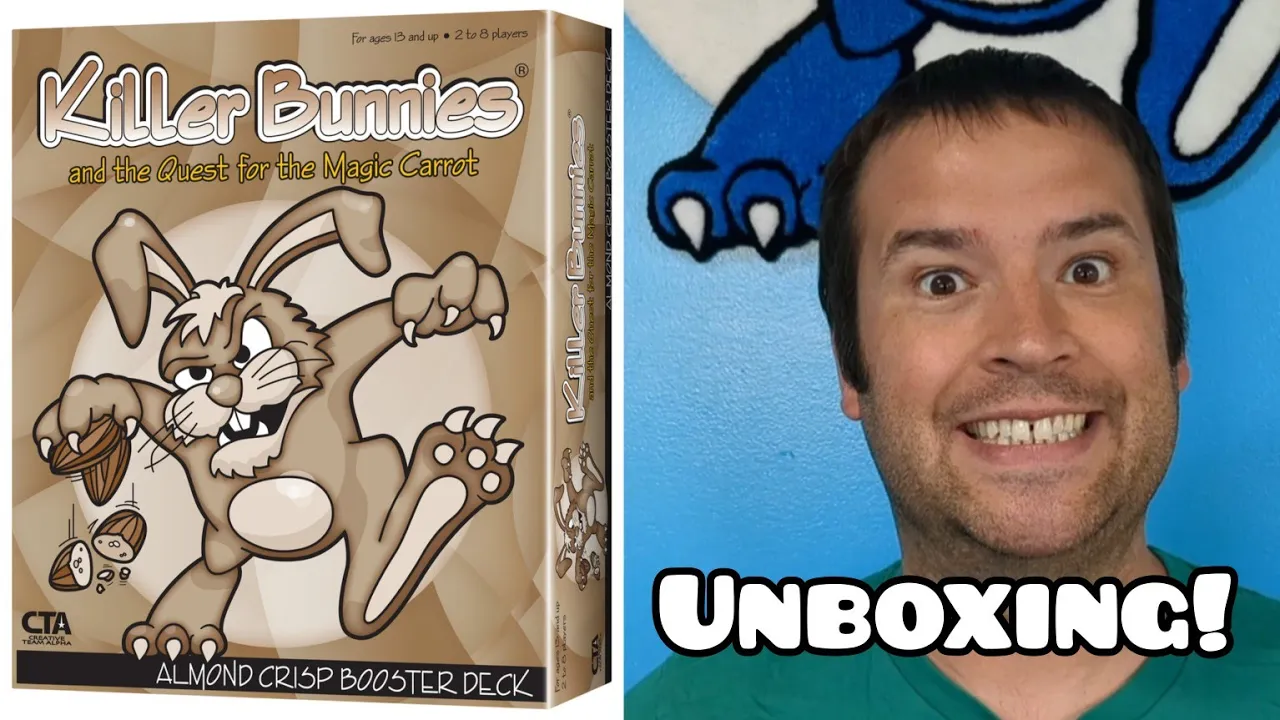 UNBOXING Killer Bunnies Almond Crisp Booster - Killer Bunnies SuperFan