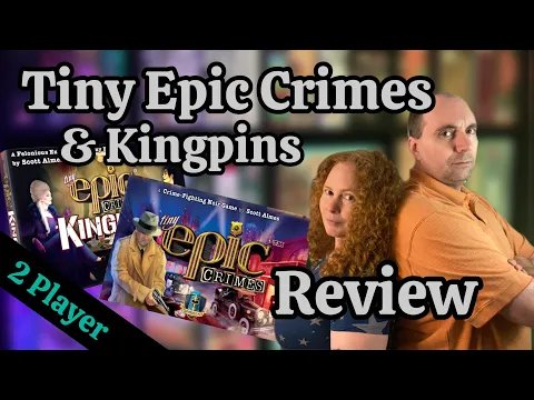 Tiny Epic Crimes and Kingpins Expansion | Review and Overview | 2 player