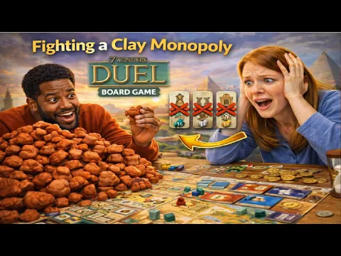 Fighting a Clay Monopoly | 7 Wonders Duel Board Game