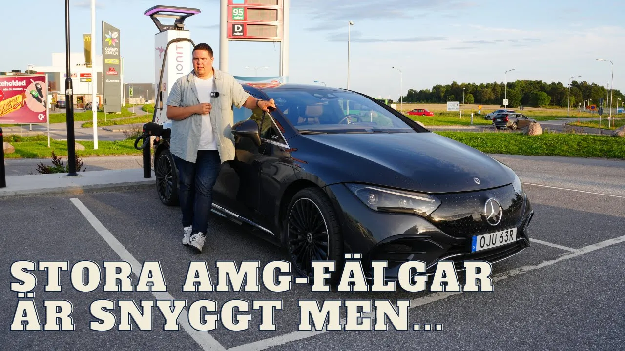 Mercedes EQE 350+ - Räckviddstest i 90 och 120 | Elbilsmagasinet