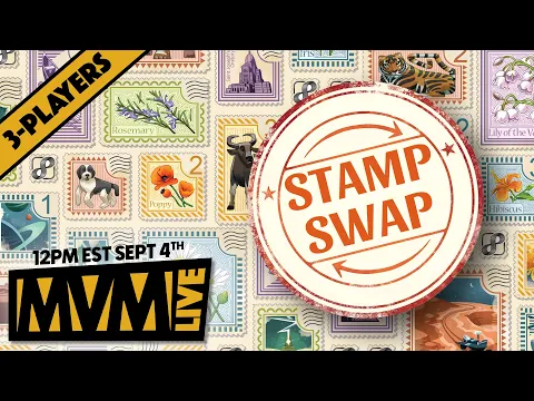We Play Stamp Swap LIVE! - I Split/You Choose at 3 Players