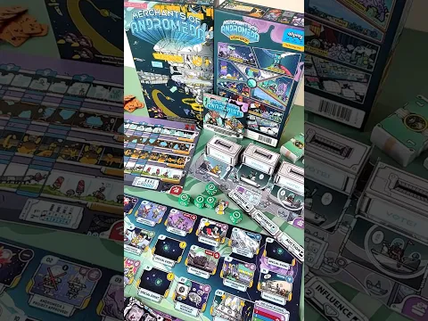 Merchants of Andromeda Quick Unboxing! #boardgameshorts