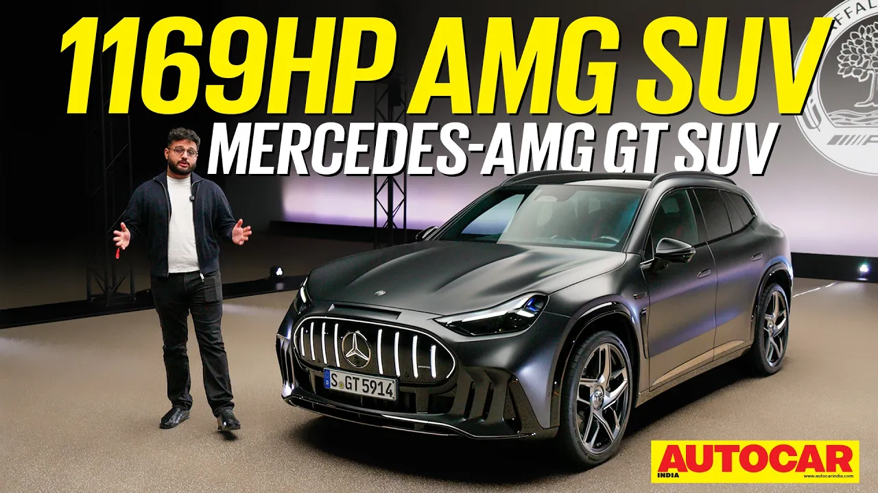 New Mercedes-AMG GT SUV - Electric SUV with a V8 soundtrack! | Walkaround | Autocar India