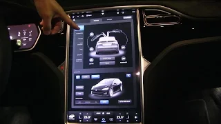 Tesla Model X screen explained