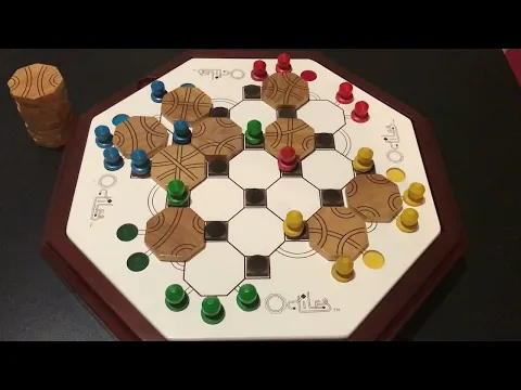 Deluxe edition of Octiles. Wooden board game from 1996.
