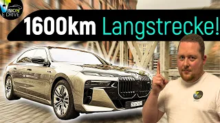 Trotz 400V gemütlicher als Fliegen? BMW i7 M70 - 1600km ROADTRIP!