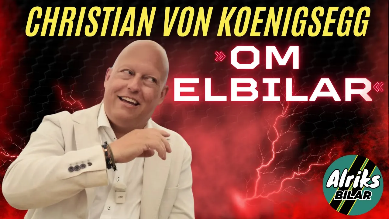 Christian von Koenigsegg - Om elbilar!