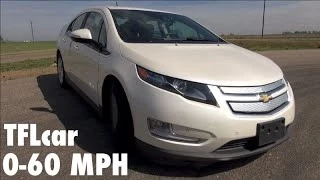 2014 Chevy Volt 0-60 MPH & Hot Lap Leader Board Review