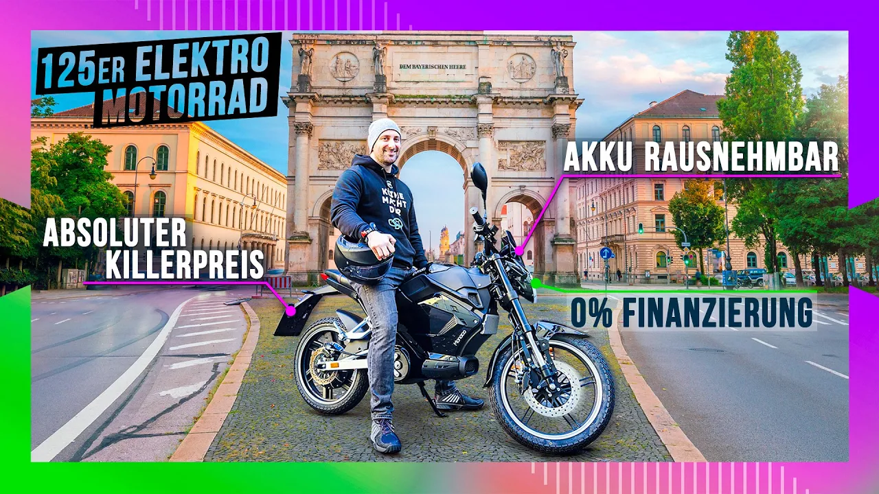Dieses E-Motorrad ist günstiger als 30 Tankfüllungen & nur 1€ auf 100km!