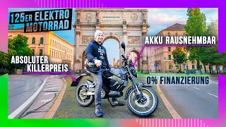 Dieses E-Motorrad ist günstiger als 30 Tankfüllungen & nur 1€ auf 100km!