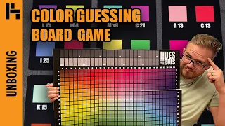 This Game Determines My Art! | Unboxing Hues and Cues Board Game!