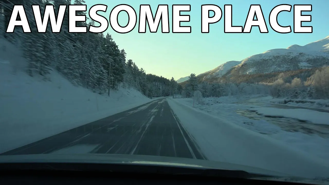 Hyundai Ioniq 28 kWh road trip to Folldal in -30°C part 2