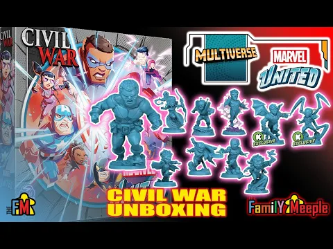 Marvel Untied: Multiverse - Civil War - Unboxing
