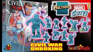 Marvel Untied: Multiverse - Civil War - Unboxing