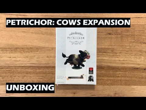 Unboxing Petrichor Cows Expansion + stretch goals from Kickstarter
