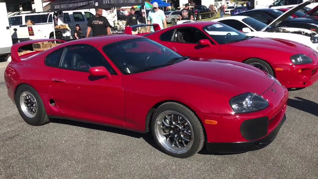 Toyota Supra Line Up at WannaGoFast Ocala Event - Raiti's Rides