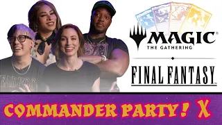 Let’s Play Final Fantasy Precons! | Commander Party #10 | MTG EDH Gameplay