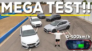 Are Cupra's ACTUALLY Any Good? MASS 0-100km/h TEST!
