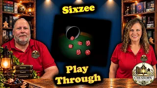 Sixzee Playthrough | 6 Dice, Big Scores & Tough Choices! FREE Print & Play Game!