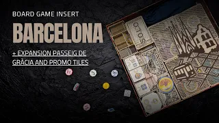 Barcelona - board game insert including expansion