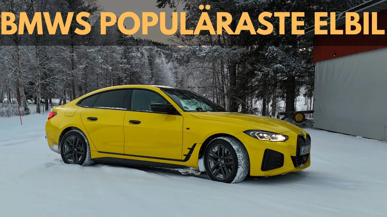 BMW i4 M50 till Arvidsjaur t/r (203 mil) - Del 1 | Elbilsmagasinet