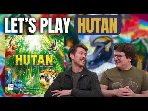 HUTAN: Life in the Rainforest | 2 Player Board Game Playthrough | Advanced Variant